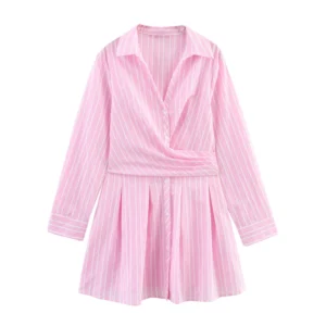 Сукня міні у смужку